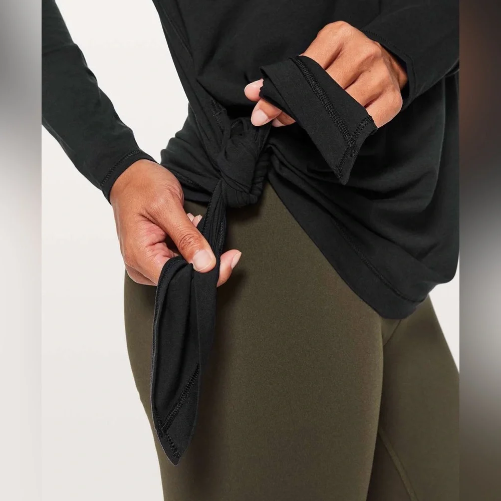 Lululemon To The‎ Point Long Sleeve Black Size 4